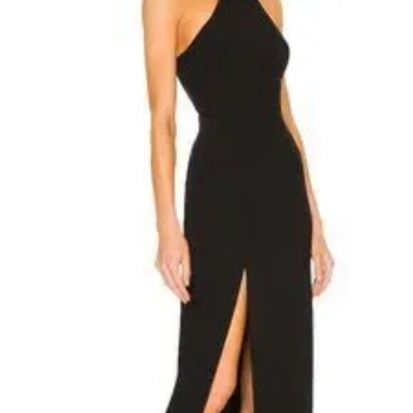 Amanda Uprichard Queen Gown in Black Size M - Picture 8 of 8